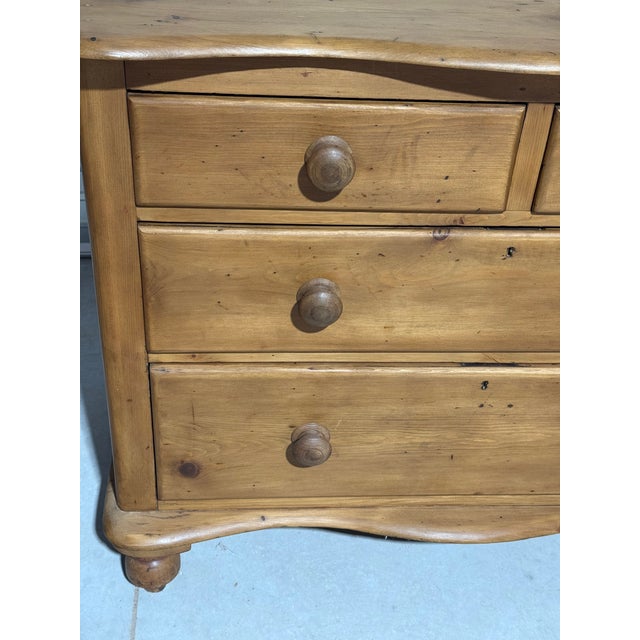 Antique Pine Two Over Two Drawers - Chest of Drawers From England For Sale - Image 9 of 18