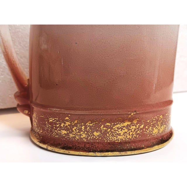 Antique Staffordshire Late Victorian Royal Fenton, Made in England. Soft Pink With Sponge Gilded Trim For Sale - Image 15 of 17