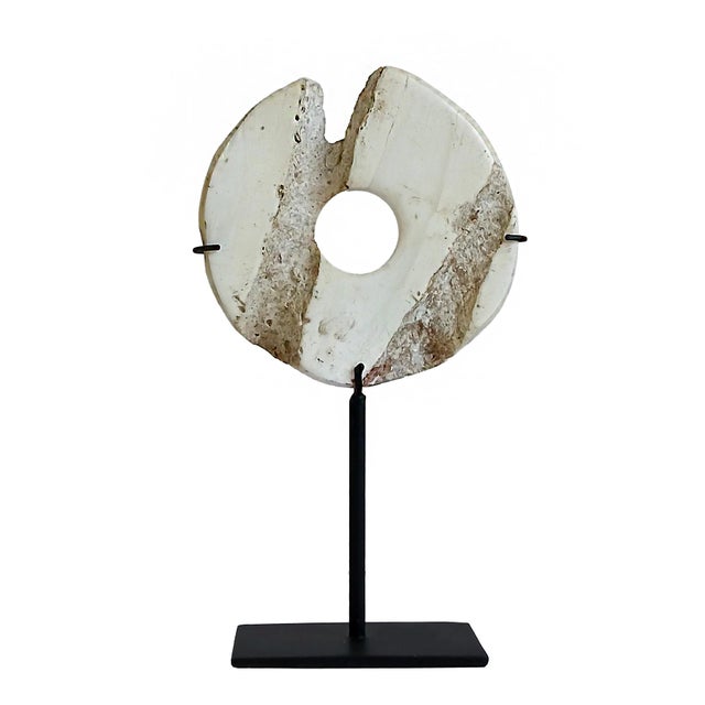 2020s Indonesian Stone Disk For Sale - Image 5 of 17