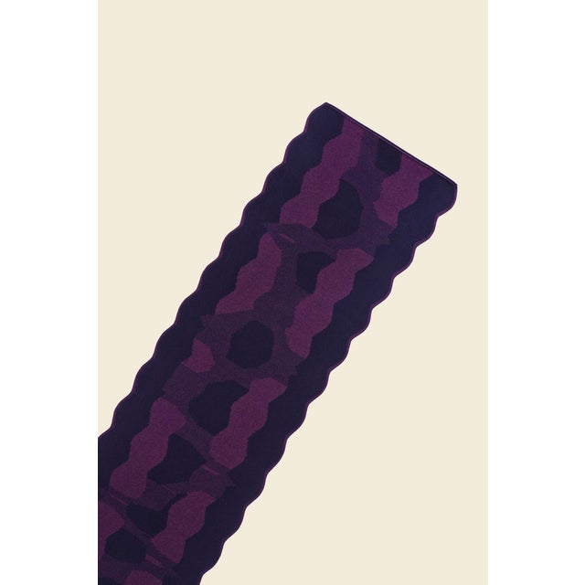 Contemporary Organic Cotton/Viscose Table Runner by BOI For Sale - Image 3 of 5