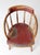 Antique Red Painted Windsor Captain's Chair For Sale - Image 11 of 14