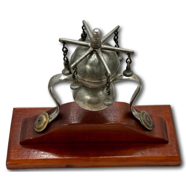 Unusual Antique American Victorian Small Size Childs Pony Snow Sleigh Bells on Custom Made Wood Display Stand For Sale In Boston - Image 6 of 12