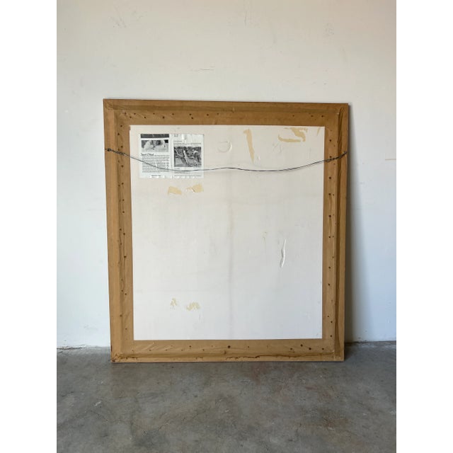 Janet Oneal Mixed Media Collage Expressionist Abstract Painting . For Sale - Image 12 of 13