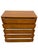 1970s Mid-Century Modern Highboy Dresser With Sculpted Drawer Fronts For Sale - Image 10 of 10
