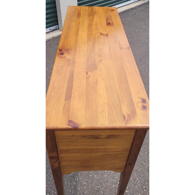 Habersham Furniture Vintage Habersham Pine Tall Huntboard For Sale - Image 4 of 10