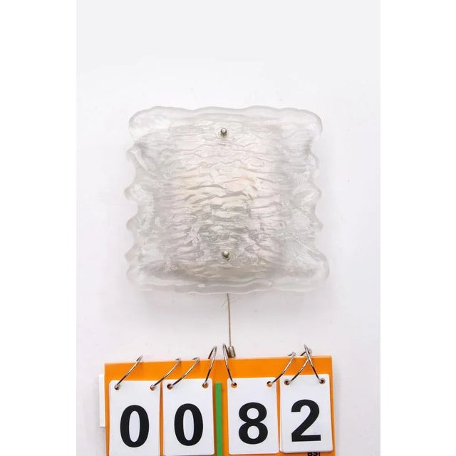 Large Wall Lamp of Frosted Glass, Germany, 1960s For Sale - Image 9 of 10