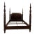 Attributed to Bernhardt Smithsonian Collection King Size Poster Bed For Sale