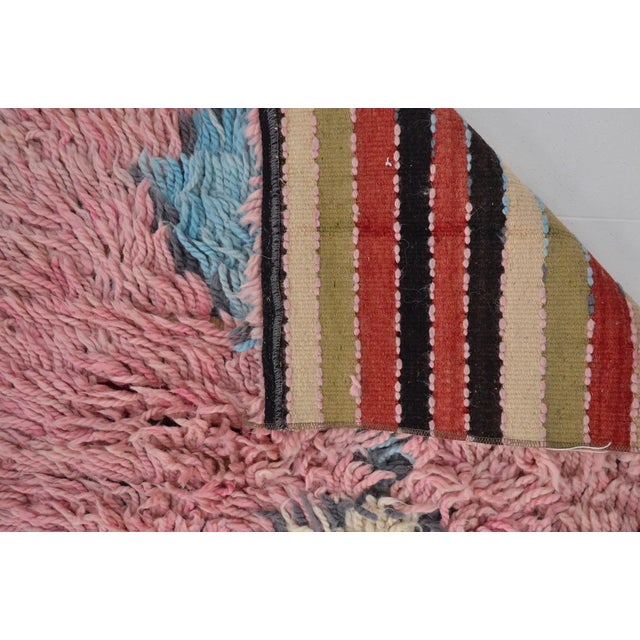 Anatolian Turkish Wool Pompom Rug For Sale - Image 10 of 10