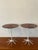Wood 1960s Teak and Steel Petal End Table For Sale - Image 7 of 7