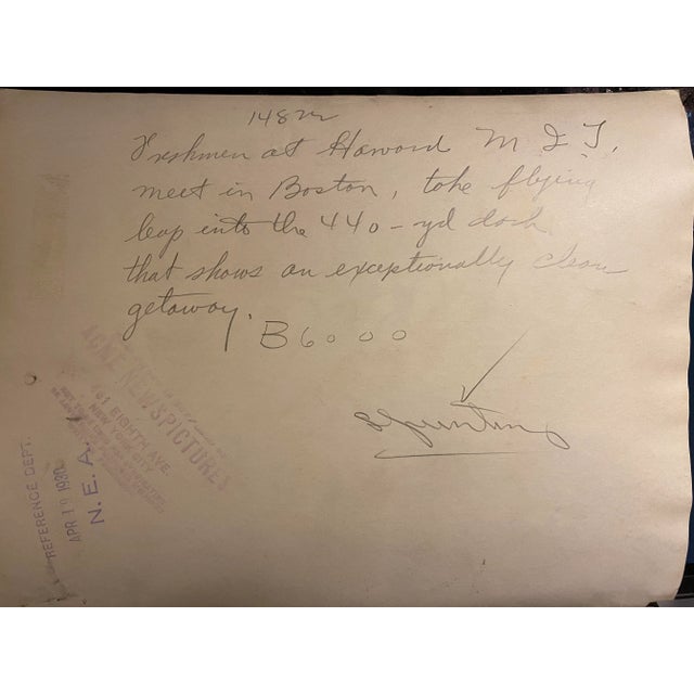 Figurative 1930 Harvard Track Team Photograph For Sale - Image 3 of 4