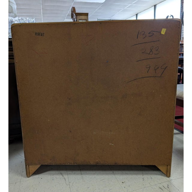 Mid-Century Modern 1950s Heywood Wakefield Birch Mid Century 4 Drawer “Sculptura” Dresser For Sale - Image 3 of 8