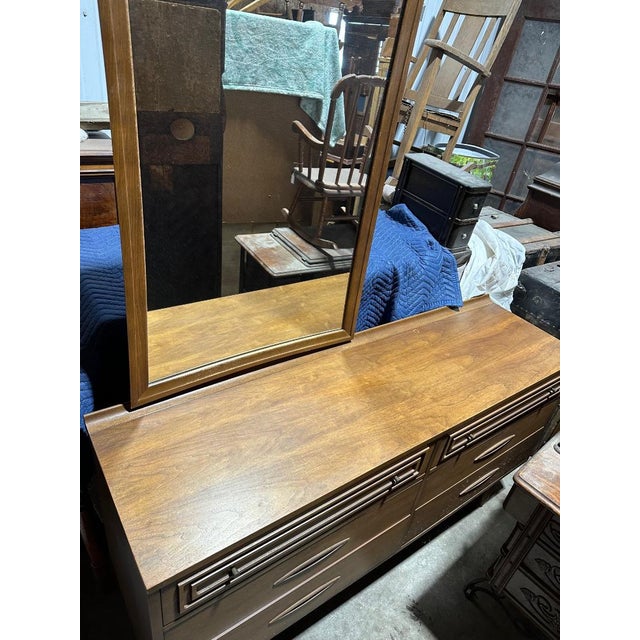 1960s Broyhill Sculptra Brooklyn Premiere Dresser W/Mirror (Not Shown) For Sale - Image 15 of 15