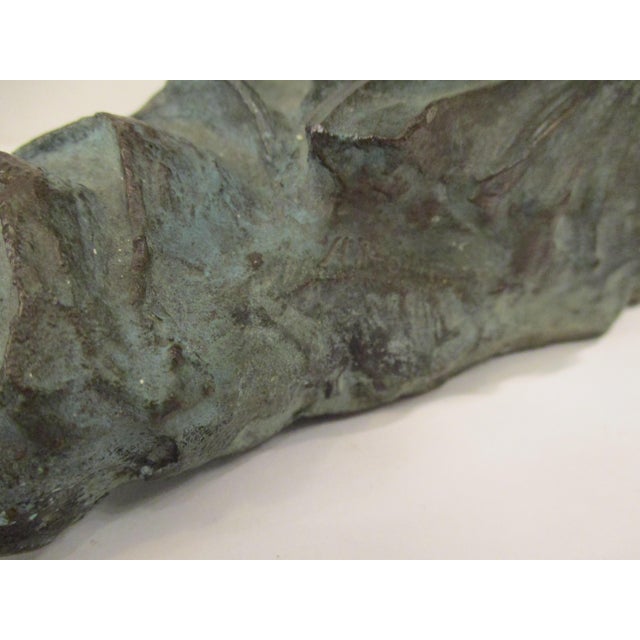 1940s Vintage Alexander Portnoff Cherub on Dolphin Bronze Fountain For Sale In New York - Image 6 of 14