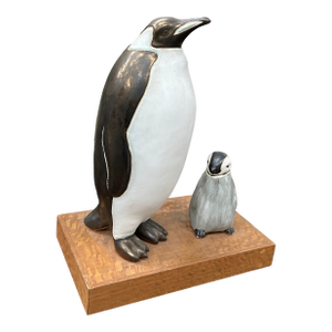 Mid 20th Century Vintage Ceramic Penguin Sculpture