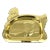 Vintage Brass Rooster Tray and Barware, Signed, Restored, 1984 For Sale