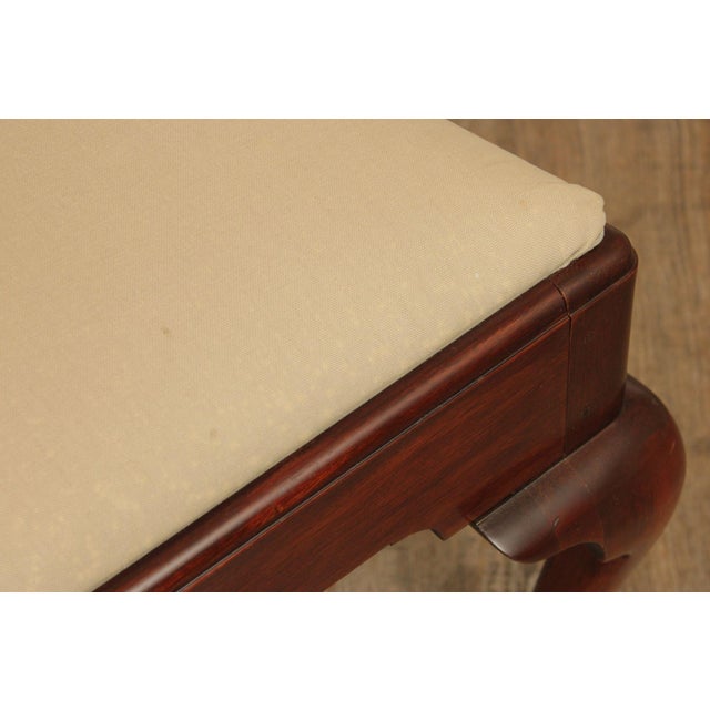 Henkel Harris Chippendale Style Set of Three Mahogany Side Dining Chairs For Sale - Image 10 of 12