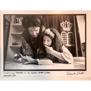 Edward Serotta, Photo Student, Teacher Lander School Budapest Vintage Silver Gelatin Photograph, c.1990s For Sale