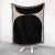 Woven throw blanket, 50"x60" (127x152cm) Abstract black lines on beige background. Geometric illustration Our premium...