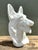 Vintage Cast Concrete German Shepherd Head For Sale - Image 10 of 12
