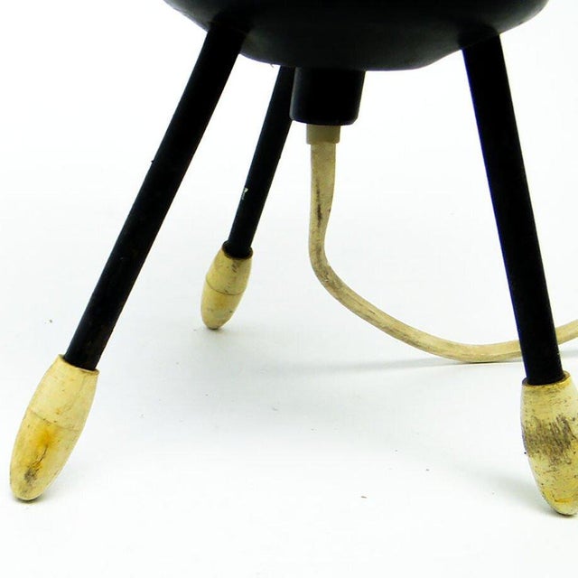 Pop Art Glass Bedside Lamp, Poland, 1960s For Sale - Image 6 of 8