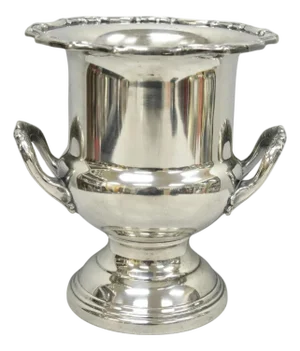 Vintage Leonard Silver Plated Trophy Cup Urn Champagne Chiller Bar Ice Bucket