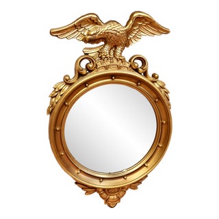Vintage Syroco #4010 Federal Bald Eagle Mirror For Sale