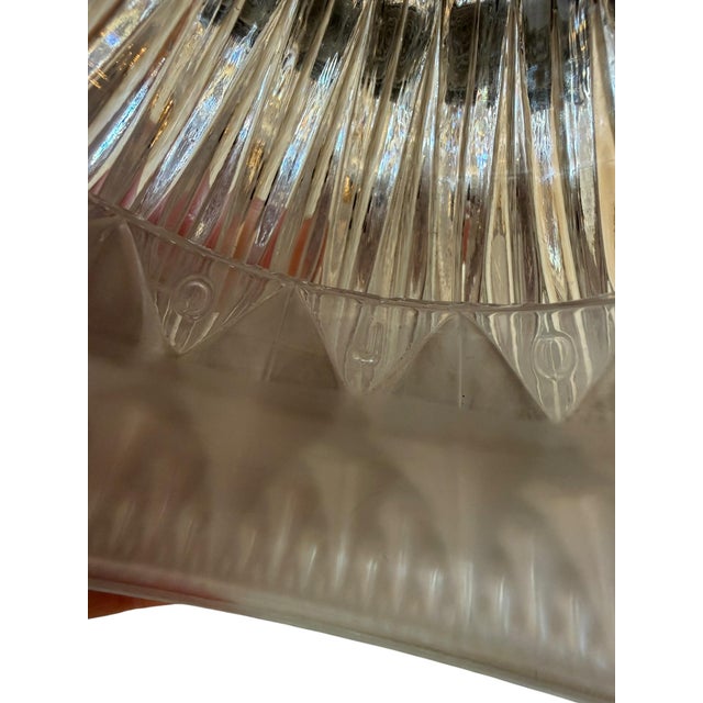 Rare Vintage Holophane Flushmount Ceiling Light Fixture For Sale - Image 11 of 12