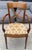 Antique Rustic Office Chair in Cherrywood and Fabric, 1950s For Sale - Image 10 of 18