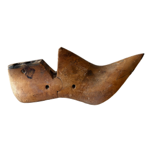 Vintage Mid Century Wood Shoe Form