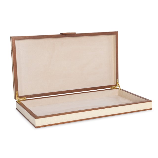 Maitland-Smith Cream Stacking Boxes For Sale - Image 11 of 11