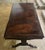 Maitland-Smith Embossed Leather Wrapped Partners Desk W/ Brass Hardware For Sale - Image 11 of 18