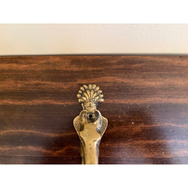 1940s 1940s English Cast Brass Equestrian Horse Door Knocker For Sale - Image 5 of 13