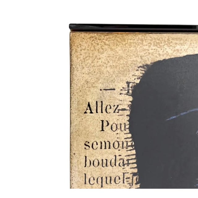 Mid Century Art Deco Style Italian Handcrafted Pop Art Six-Drawer Chest Cabinet For Sale In New York - Image 6 of 11