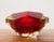 Vintage Italian Red and Yellow Sommerso Murano Glass Bowl, 1970s For Sale - Image 3 of 18