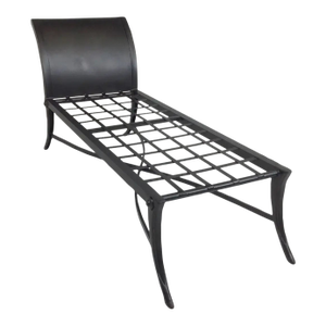 Modern Mid Century Klismos Style Patio Chaise