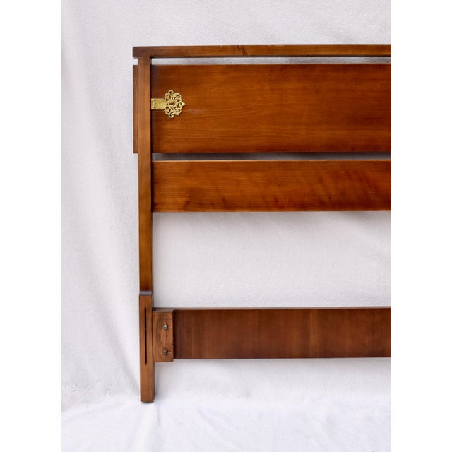 Drexel 1950's Mid Century Chinoiserie Full Headboard Attributed to Drexel For Sale - Image 4 of 8