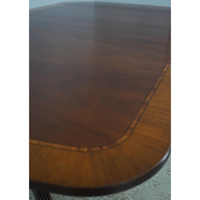 Baker Bill Sofield Inlaid Mahogany Dining Table For Sale In Philadelphia - Image 6 of 18