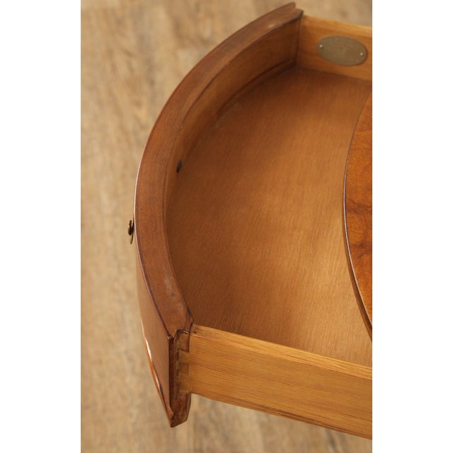 Late 20th Century Baker Furniture French Country Style Walnut Side Table For Sale - Image 5 of 18
