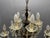 Vintage Bronze Crystal Chandelier 15 Lights, 1950s For Sale - Image 12 of 13