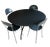 Charcoal Philippe Starck Aleph Ubik for Driade 47" Sculptural Tripod Dining Table, 1990 (Original Catalog) For Sale - Image 8 of 9