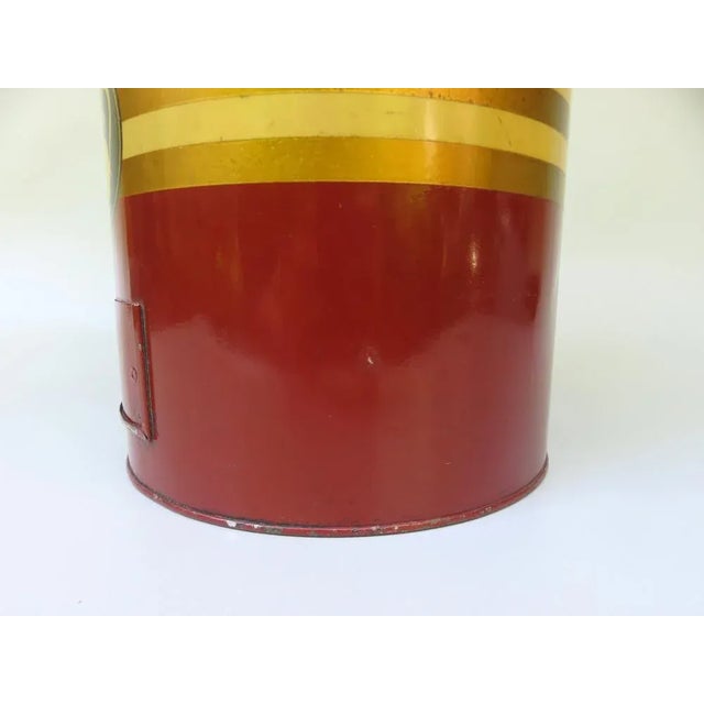 Art Deco Printed Kaiser's Coffee Storage Tin For Sale - Image 15 of 18