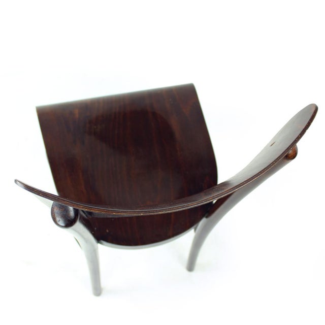 Bentwood Chair, Former Czechoslovakia, 1950s For Sale - Image 4 of 10