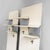 1970s Italian Modern Wall-Mounted Coat Racks in White Wood and Metal, 1970s, Set of 2 For Sale - Image 5 of 16