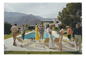 Slim Aarons, Poolside Style, Limited Edition Estate Stamped Photographic Print, 1970s