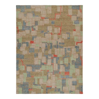 Rug & Kilim’s Oversized Multi Colored Abstract Geo Rug, 12x16 For Sale