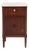Mahogany Bedside Table with Marble Top, 1930s For Sale