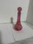 Rococo Italian or Bohemian Cranberry Glass Perfume Bottle For Sale - Image 3 of 6
