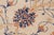 Textile 1990s Shabby Chic Kafkaz Peshawar Ivory/Blue Wool Rug - 9'1 X 10'8 For Sale - Image 7 of 10