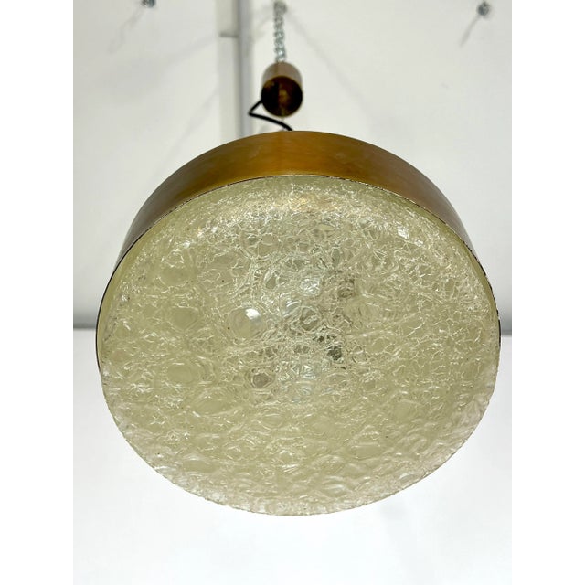 Mid-Century Modern Mid-Century Brass Pendant Light from Stilnovo, 1950s For Sale - Image 3 of 14