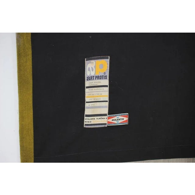 Wool Tapestry from Art Protis, Czechoslovakia, 1970s For Sale - Image 6 of 8